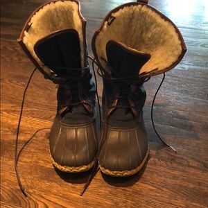 Men’s LL Bean Shearling Duck Boots